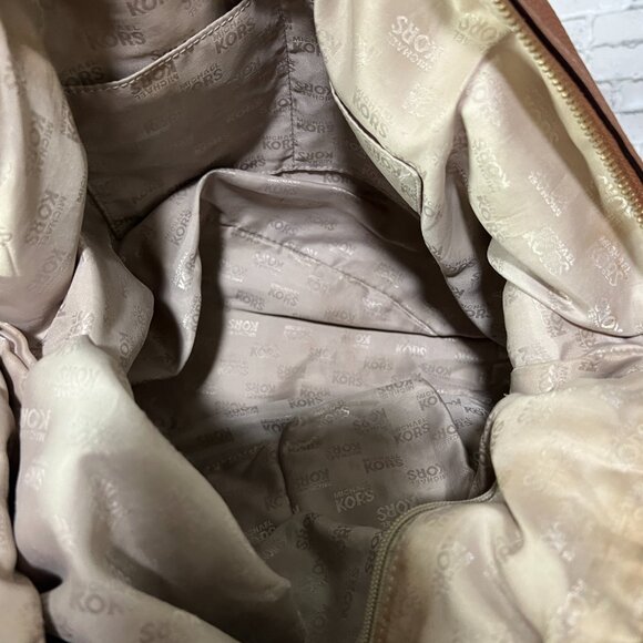 Michael Kors Bedford legacy medium convertible satchel bag leather - Picture 5 of 5